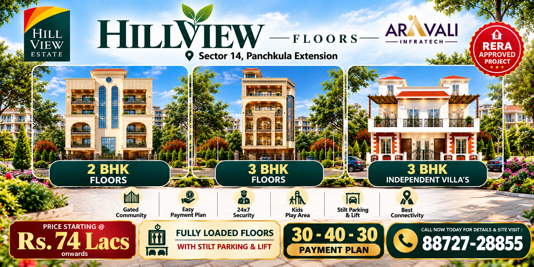 hillview floors panchkula extension